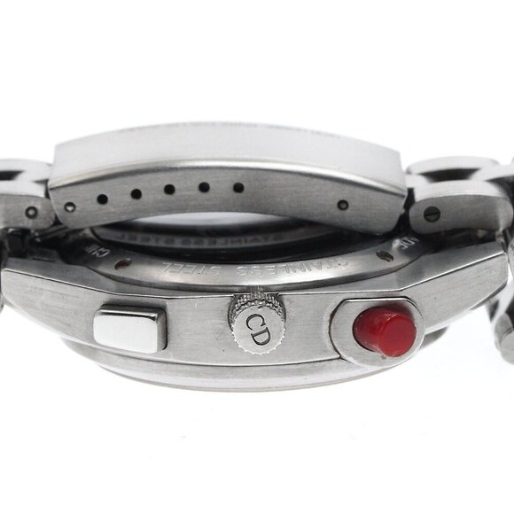 Dior Cyfuru Rouge CD084611 Date Chronograph Silver Dial Automatic Men's - Picture 6 of 11